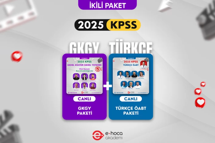 2025 KPSS GKGY + ÖABT TÜRKÇE