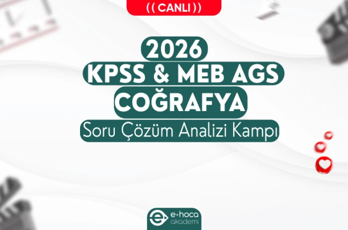 2026 COĞRAFYA – SORU ÇÖZÜM ANALİZİ KAMPI