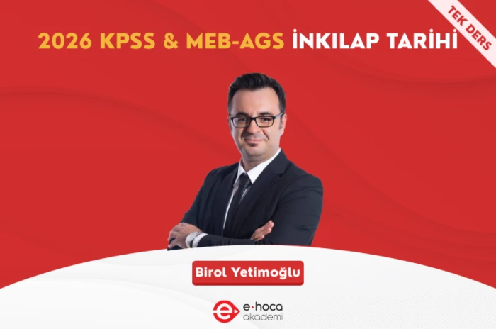 2026 KPSS & MEB-AGS - İNKILAP TARİHİ