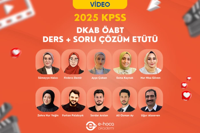 2025 ÖABT DKAB/İHL ÖĞRETMENLİĞİ(VİDEO)