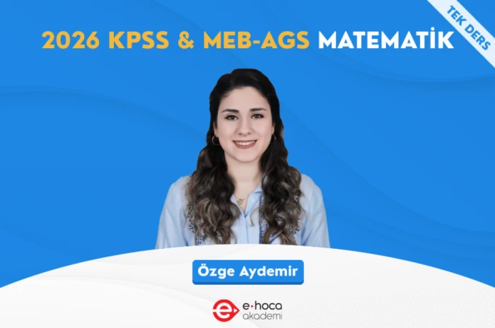 2026 KPSS & MEB-AGS - MATEMATİK